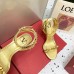 Valentino Rockstud No Limit Sandal 100mm In Gold Metallic Nappa Valentino Rockstud No Limit Sandal 100mm In Gold Metallic Nappa