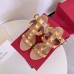 Valentino Roman Stud Sandals 100mm In Rose Cannelle Calfskin