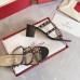 Valentino Rockstud Slide Sandals 60mm In Black Calfskin Valentino Rockstud Slide Sandals 60mm In Black Calfskin