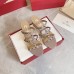 Valentino Rockstud Slide Sandals 60mm In Poudre Calfskin Valentino Rockstud Slide Sandals 60mm In Poudre Calfskin