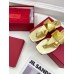 Valentino One Stud Flat Thong Sandals In Gold Metallic Leather Valentino One Stud Flat Thong Sandals In Gold Metallic Leather
