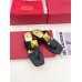 Valentino One Stud Flat Thong Sandals In Black Calfskin Valentino One Stud Flat Thong Sandals In Black Calfskin