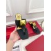 Valentino One Stud Flat Thong Sandals In Black Calfskin Valentino One Stud Flat Thong Sandals In Black Calfskin