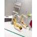 Valentino One Stud Sandals 90mm In White Calfskin Valentino One Stud Sandals 90mm In White Calfskin