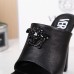 Versace La Medusa Platform Mules In Black Calfskin Versace La Medusa Platform Mules In Black Calfskin