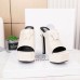 Versace La Medusa Platform Mules In White Calfskin Versace La Medusa Platform Mules In White Calfskin