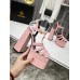 Versace La Medusa Platform Sandals In Pink Calfskin Versace La Medusa Platform Sandals In Pink Calfskin
