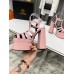 Versace La Medusa Platform Sandals In Pink Calfskin Versace La Medusa Platform Sandals In Pink Calfskin