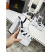 Versace La Medusa Platform Sandals In White Calfskin Versace La Medusa Platform Sandals In White Calfskin
