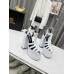 Versace La Medusa Platform Sandals In White Calfskin Versace La Medusa Platform Sandals In White Calfskin