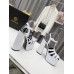 Versace La Medusa Platform Sandals In White Calfskin Versace La Medusa Platform Sandals In White Calfskin
