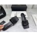 Versace La Medusa Slides In Black Calfskin Versace La Medusa Slides In Black Calfskin