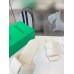 Bottega Veneta Patch Flat Slides In White Lambskin Bottega Veneta Patch Flat Slides In White Lambskin