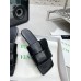 Bottega Veneta Patch Flat Slides In Black Lambskin Bottega Veneta Patch Flat Slides In Black Lambskin