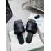 Bottega Veneta Patch Flat Slides In Black Lambskin Bottega Veneta Patch Flat Slides In Black Lambskin