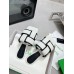Bottega Veneta Patch Flat Slides In Canvas Bottega Veneta Patch Flat Slides In Canvas