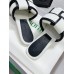 Bottega Veneta Patch Flat Slides In Canvas Bottega Veneta Patch Flat Slides In Canvas