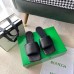 Bottega Veneta Rubber Lido Slides In Black Lambskin Bottega Veneta Rubber Lido Slides In Black Lambskin