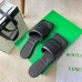 Bottega Veneta Rubber Lido Slides In Black Lambskin Bottega Veneta Rubber Lido Slides In Black Lambskin