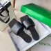 Bottega Veneta Rubber Lido Slides In Black Lambskin Bottega Veneta Rubber Lido Slides In Black Lambskin