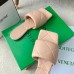 Bottega Veneta Rubber Lido Slides In Peachy Lambskin Bottega Veneta Rubber Lido Slides In Peachy Lambskin