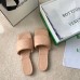 Bottega Veneta Rubber Lido Slides In Peachy Lambskin Bottega Veneta Rubber Lido Slides In Peachy Lambskin