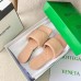 Bottega Veneta Rubber Lido Slides In Peachy Lambskin Bottega Veneta Rubber Lido Slides In Peachy Lambskin