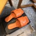 Bottega Veneta Lido Slides In Orange Intreccio Lambskin Bottega Veneta Lido Slides In Orange Intreccio Lambskin