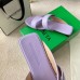 Bottega Veneta Band Slides In Lavender Lambskin