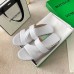 Bottega Veneta Band Slides In White Lambskin Bottega Veneta Band Slides In White Lambskin