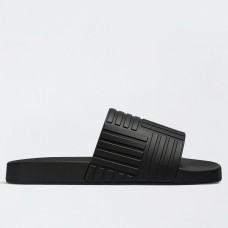 Bottega Veneta Slider Sildes In Black Rubber Bottega Veneta Slider Sildes In Black Rubber