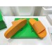 Bottega Veneta Slider Sildes In Tangerine Rubber