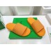 Bottega Veneta Slider Sildes In Tangerine Rubber