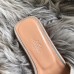 Hermes Oran Slide Sandals In Grey Ostrich Leather Hermes Oran Slide Sandals In Grey Ostrich Leather