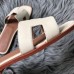 Hermes Oran Slide Sandals In White Epsom Calfskin Hermes Oran Slide Sandals In White Epsom Calfskin