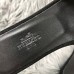 Hermes Oran Slide Sandals In Black Suede With Black Crystal Hermes Oran Slide Sandals In Black Suede With Black Crystal