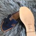 Hermes Oran Slide Sandals In Navy Blue Swift Calfskin Hermes Oran Slide Sandals In Navy Blue Swift Calfskin