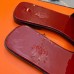 Hermes View Slide Sandals In Red Patent Calfskin Hermes View Slide Sandals In Red Patent Calfskin