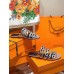 Hermes Thalassa Slide Sandals In Silver Lambskin