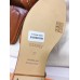 Hermes Oran Slide Sandals In Brown Leather With Stitched Hermes Oran Slide Sandals In Brown Leather With Stitched