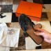 Hermes Oran Slide Sandals In Black Shiny Niloticus Crocodile Skin Hermes Oran Slide Sandals In Black Shiny Niloticus Crocodile Skin