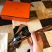 Hermes Oran Slide Sandals In Black Shiny Niloticus Crocodile Skin Hermes Oran Slide Sandals In Black Shiny Niloticus Crocodile Skin