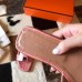 Hermes Oran Slide Sandals In Pink Shiny Niloticus Crocodile Skin Hermes Oran Slide Sandals In Pink Shiny Niloticus Crocodile Skin