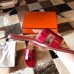 Hermes Oran Slide Sandals In Red Shiny Niloticus Crocodile Skin Hermes Oran Slide Sandals In Red Shiny Niloticus Crocodile Skin