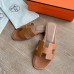 Hermes Oran Slide Sandals In Gold Epsom Calfskin Hermes Oran Slide Sandals In Gold Epsom Calfskin