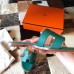 Hermes Oran Slide Sandals In Malachite Epsom Calfskin Hermes Oran Slide Sandals In Malachite Epsom Calfskin