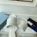 Prada Women's Slides Sandals In White Nappa Leather Prada Women's Slides Sandals In White Nappa Leather