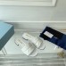 Prada Women's Slides Sandals In White Nappa Leather Prada Women's Slides Sandals In White Nappa Leather