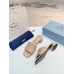 Prada Women's Slides Sandals 35mm in Beige Nappa Leather Prada Women's Slides Sandals 35mm in Beige Nappa Leather