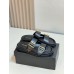 Prada Women's Strap Slides Sandals in Black Leather Prada Women's Strap Slides Sandals in Black Leather